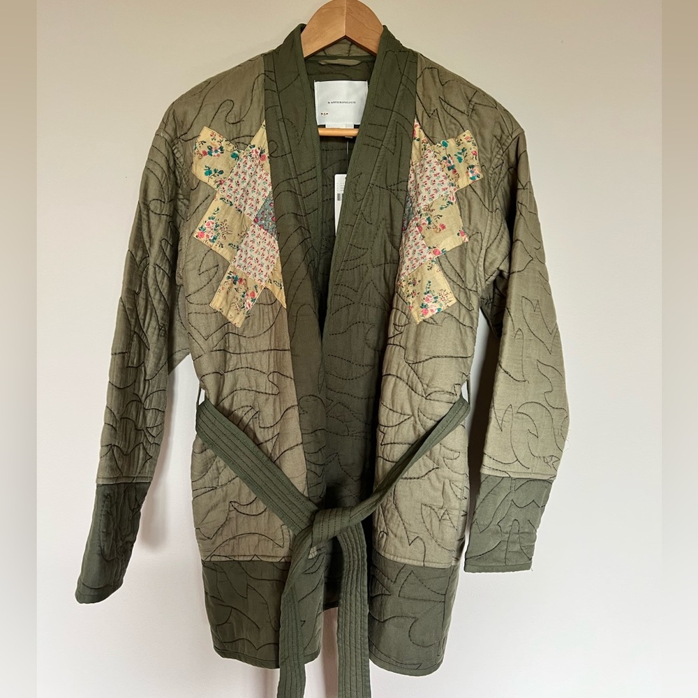 anthropologie jacket quilted new with tag